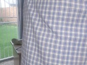 Caught my stepsis masturbatin,she was so horny that she did not mind me jerking of on her leg 6/16