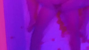 Argentinian brunette moaning while riding a huge cock, turn up the volume!
