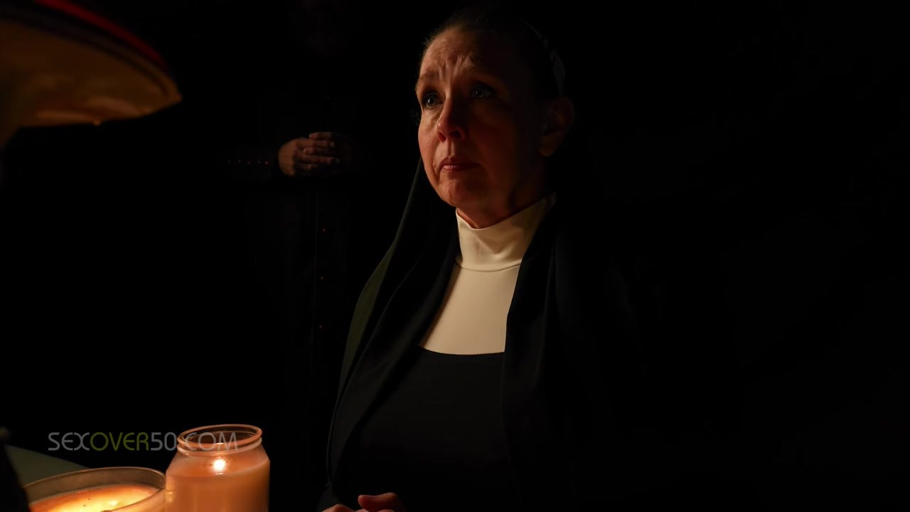 A Sexy MILF Nun is Seduced by Her Priest While She Prays and Worships At The Alter Of His Cock.