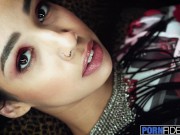 Tight Pussy Doesn't Stop Her From Taking Massive Dick