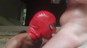 Laura on Heels sexy milf 2024 blowjob, deepthroat and cum swallow