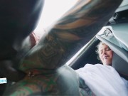 Rough Anal Fuck and A Cumshot for Hot Car Wash with Tattooed Woman - Naughty Outdoors Adventure 13/16