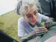 Rough Anal Fuck and A Cumshot for Hot Car Wash with Tattooed Woman - Naughty Outdoors Adventure 5/16