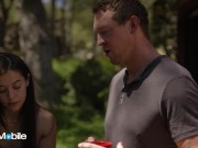 ADULTMOBILE - Abbie Maley And Pierce Paris Decide To Fuck In Nature While Everyone Is Out Hiking 3/16