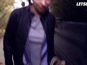 Buxom Teen Pina Deluxe Picked Up For Dirty Sex With Mature Cock In The Backseat - LETSDOEIT 4/16