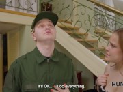 HUNT4K. a cadet's girlfriend gets fucked in front of him. Hot sex with Nicole Murkovski 6/16