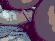 Horny Cartoon cock quickie while everyone’s watching a movie downstairs🤫🤭 12/16