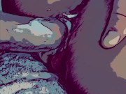 Horny Cartoon cock quickie while everyone’s watching a movie downstairs🤫🤭 14/16