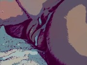 Horny Cartoon cock quickie while everyone’s watching a movie downstairs🤫🤭 4/16