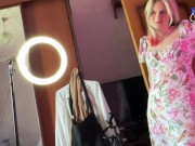 Сводная сестра трахается со мной, чтобы не показаться шлюхой перед ее парнем 1/16