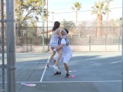 Selina Gets Her Tight Twat Spread Open After A Pickle Ball Loss 4/16