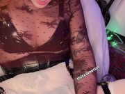 cute redhead fucking herself from 2 POVs 11/16