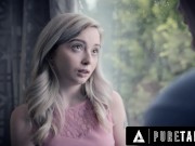 PURE TABOO Obedient Petite Virgin Lexi Lore Receives VERY SPECIAL Hug From Stepdaddy Derrick Pierce 2/16