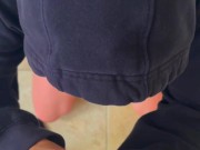 Sucking target workers dick in the dressing room 3/16