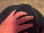 Delivery boy got more then a tip when I answered the door in panties and a hoodie 14/16