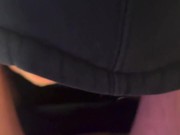 Delivery boy got more then a tip when I answered the door in panties and a hoodie
