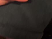 Delivery boy got more then a tip when I answered the door in panties and a hoodie 9/16