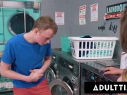 Horny MILFs DEVOUR DICK At The Laundromat! 3/16