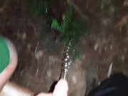 we piss in the woods we piss outside we piss everywhere 8/16