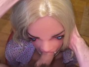 I fuck my 18yo step sister doll for the first time and cum twice on her ! - Mr Doll POV
