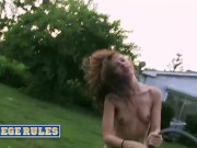 COLLEGE RULES - Wild College Students Play An Outdoorsy Game Of Kickball Naked And Wet 8/16