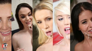 HUGE Cumshot Compilation! Hot Facials, Swallowing, Creampies, & More ~ Totally Free Movie!