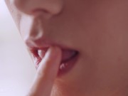 ULTRAFILMS Super hot skinny girl Leona Mia playing with her pussy in front of the camera 3/16