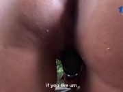 I was very horny and I have a squirt outdoors in the public park while my friend controls my sex toy 16/16