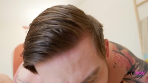 Morning Sex with Hot Tattooed Boyfriend Steve Rickz - My POV Boyfriend - FPOV Virtual Sex