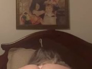 Bbw riding dildo big ass
