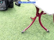 Vacances avec mon collègue - Massage qui dérape et baise hard dans la piscine (VLOG FRANÇAIS) 1/16