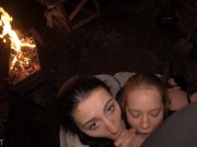 Homeless Girls Blow Me Near the Fire on a Cold Night 8/16