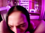 Manicurist Gives His Client A Sloppy Blowjob 13/16