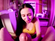 Manicurist Gives His Client A Sloppy Blowjob 14/16