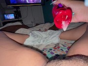 she loves giving herself pleasure addicted to hentai😮‍💨super creamy pussy 1/16
