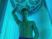 Tan and tug at the gym ;) I thought somebody was gonna walk in… 4/16