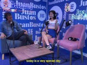 Petite influencer chokes on a big cock Emma Fiore special Juan Bustos Podcast 1/16