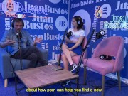 Petite influencer chokes on a big cock Emma Fiore special Juan Bustos Podcast 9/16