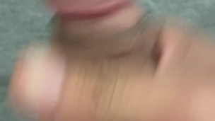 Masturbating my cock until I cum