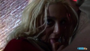 Curvy milfs nailed by two cowboys at a barn in a superb group sex action