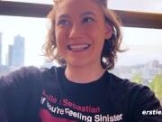 Ersties - Sexy Babe Gets Off Where Everyone Can See Her 12/16