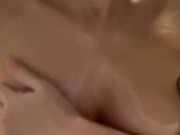 Красивая блондинка ласкает свою грудь - Screenshot 11 of 16 - HD