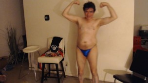 Maolo in Bodybuilder Posing Wear Porn!