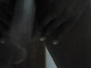 Dangling monster dick hungry for pussy