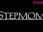 Stepmother and stepson share a bed on a trip and fuck hard