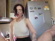 Nerdy girl is a PEGGING MONSTER 16/16