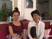 Ersties - Brunette Babes Enjoy a Sensual Lesbian Sex 2/16