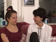 Ersties - Brunette Babes Enjoy a Sensual Lesbian Sex 9/16