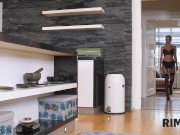 RIM4K. Topnotch hottie couldnt resist and seduced repairman for rimming 2/16