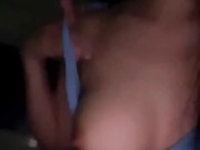 Pinay - Tinikman ang tamod-Lights off Kantutan (Pinay tasted BF's milk, Lights off sex)-SingCan 3/16